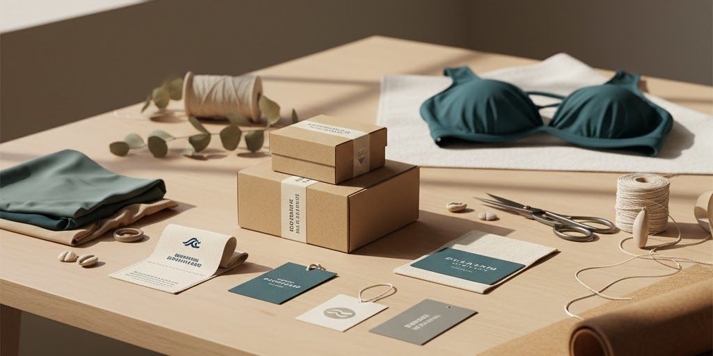 ملصقات العلامات التجارية المخصصة والتغليف