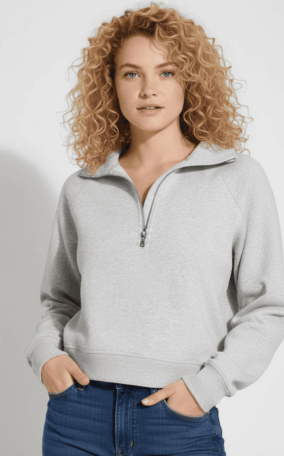 تي شيرت طويل الأكمام برقبة دائرية، قماش أخضر المريمية المطاطي للارتداء اليومي والطبقات